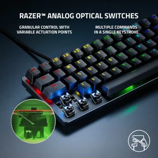 Razer Huntsman Mini Analog 60% Wired Optical Gaming Keyboard with